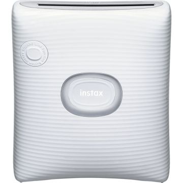 Fujifilm Instax SQUARE SQ Link EX D kompaktais fotoprinteris, krāsains, USB, pelnu balta