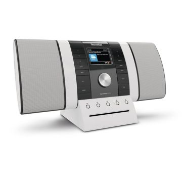 Technisat Multyradio 4.0 SE Mūzikas sistēma, DAB+/FM/Interneta radio/Bluetooth, 2 x 10W, melns/balts