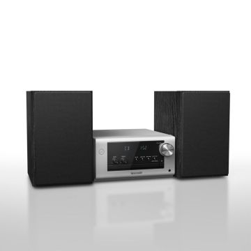 Panasonic SC-PM704EG-S Mūzikas sistēma, CD/DAB+/FM/Bluetooth, 2 x 40W, sudraba