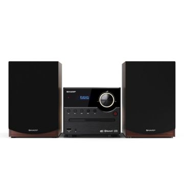 Sharp XL-B517BR Mūzikas sistēma, CD/DAB+/FM/Bluetooth, 2 x 25W, brūna