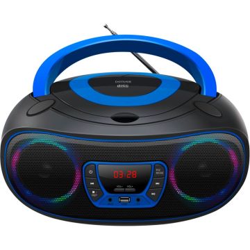 Denver TCL-212BT Radio, FM/CD/Bluetooth, baterijas/AC, zils