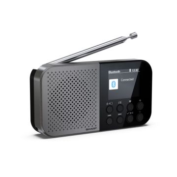 Sharp DR-P520 Osaka Radio, DAB+/FM, baterijas/AC, melns