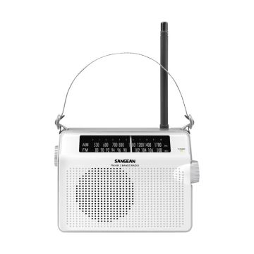 Sangean PR-D6 (Hedonic 60) Radio, DAB+/FM, baterijas/AC, balts