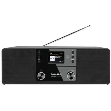 Technisat DigitRadio 370 CD BT Radio, DAB+/FM/CD/Bluetooth, AC, melns