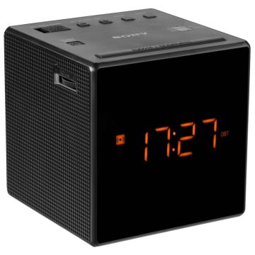 Sony ICF-C1 B Modinātājs ar Radio, FM, AC, melns