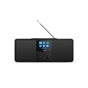 Philips TAR8805/10 Modinātājs ar Radio, DAB+/FM/Interneta radio/Bluetooth, AC