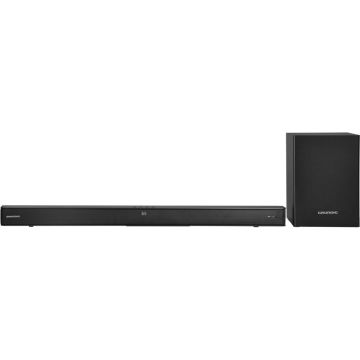 Grundig DSB 995 Soundbar, 2.1 kanāli, 120W, Bluetooth, HDMI, optiskā ieeja