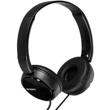 Sony MDR-ZX310 Austiņas, Pāri Ausīm, Vadu, Melnas