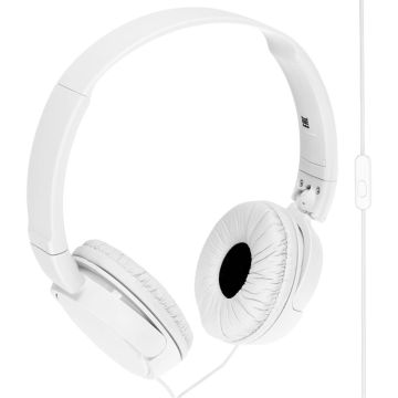 Sony MDR-ZX110AP Austiņas ar Mikrofonu, Pāri Ausīm, Vadu, Baltas