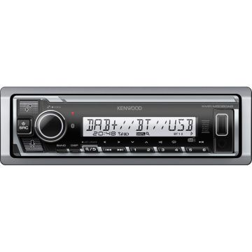 Kenwood KMRM508DAB Auto Radio ar 4 x 50W DAB+, Bluetooth un USB Atskaņošanu