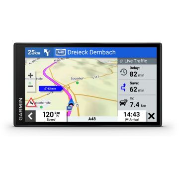 Garmin DriveSmart 66 Ielu Navigācija ar 6" (15.2 cm) Skārienjutīgo Ekrānu, Balss Vadību, Eiropas Kartēm