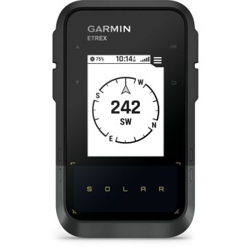 Garmin eTrex Solar Pārgājienu GPS ar Saules Uzlādi, 2.2" (5.6 cm) Melnbalto Ekrānu