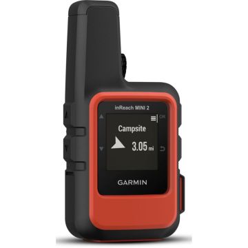 Garmin inReach Mini 2 Sarkana Kompakta Satelīta Komunikācijas Ierīce ar SOS Funkciju, Bluetooth