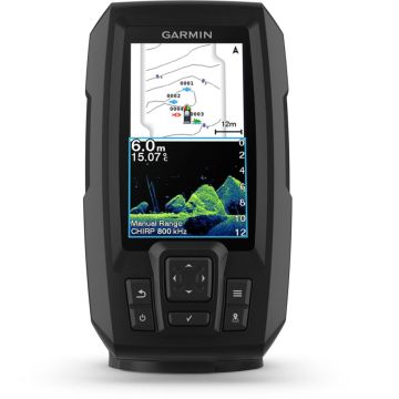 Garmin Striker Vivid 4cv Zivju Meklētājs ar 4.3" (10.9 cm) Krāsu Ekrānu un GT20-TM Devēju