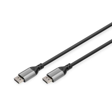 Digitus 8K DisplayPort kabelis 1.4 versija, 60Hz, DP/DP melns 1m