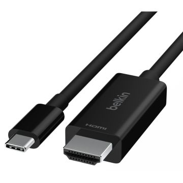 Belkin USB-C-uz HDMI 2.1 kabelis 2m, melns