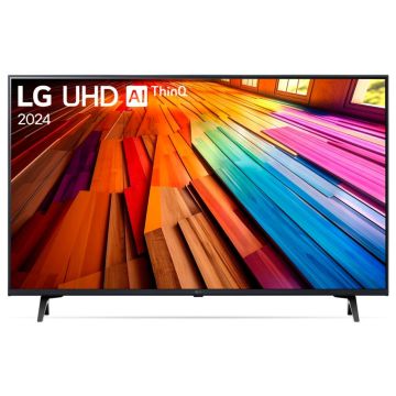 LG LED TV, 43" (109 cm), 4K, webOS Smart TV, melns