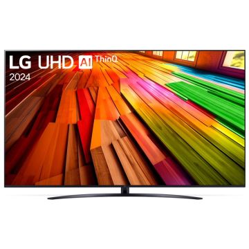 LG LED TV, 86" (218 cm), 4K, webOS Smart TV, melns