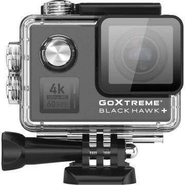 GoXtreme Black Hawk+ sporta kamera, 4K/30fps, 12MP, 2 collu ekrāns, ūdensizturīga līdz 30m