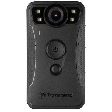 Transcend DrivePro Body 30 Ķermeņa Kamera ar 64GB, 1080p Full HD video, izturīgs korpuss, IP67 ūdensizturība