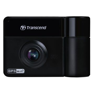 Transcend DrivePro 550 Dual Kamera ar 64GB microSDXC MLC, divi objektīvi, 1080p Full HD video, 2.4 collu ekrāns