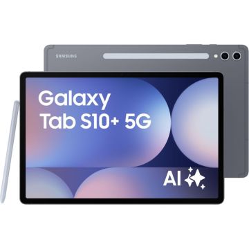 Samsung Galaxy Tab S10+ 5G Planšetdators, 14.6" (37.1 cm), 2960x1848px, Android 13, 12GB RAM, 256GB, pelēks