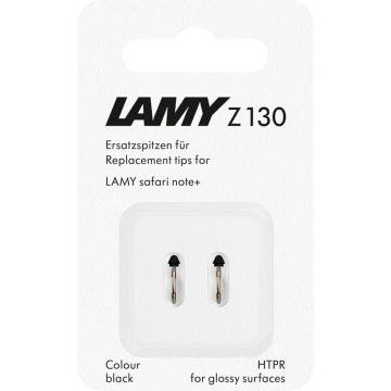 LAMY rezerves uzgalis Z130 melns 2 gab.