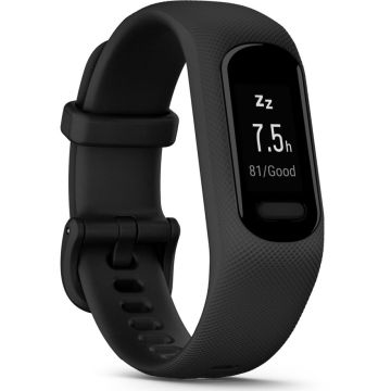 Garmin vivosmart 5 Viedaproce S/M, 0.41" OLED Ekrāns, 7 Dienu Baterija, Pulsa Oksimetrs, GPS (no tālruņa), iOS/Android, Melna