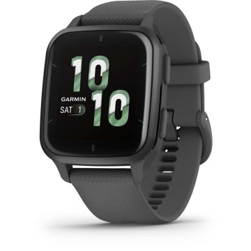 Garmin Venu Sq 2 viedpulkstenis, 40mm, Pelēks/Antracīts, AMOLED, 11 dienu akumulators