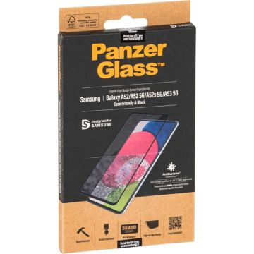 PanzerGlass pilnekrāna aizsargs Galaxy A52 5G melns