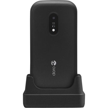 Doro 6040 mobilais tālrunis, 2.8" ekrāns, 3G, 1000mAh akumulators, lielas pogas, melns