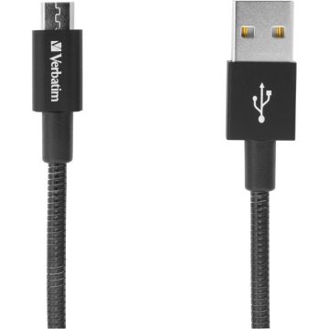 Verbatim Micro USB Cable Sync & Charge 100cm black kabelis