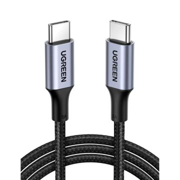 UGREEN USB-C savienojums ar USB-C Alu korpusu ar pīti 3m