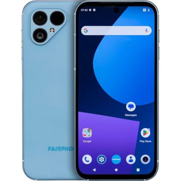 Fairphone 5, 6.46" Ekrāns, 8GB RAM, 256GB Atmiņa, Android 13, Debesu Zils