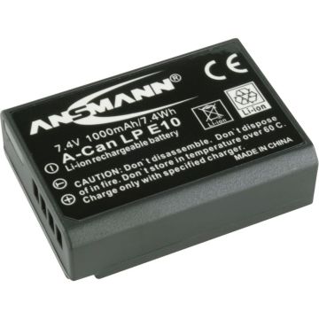 Ansmann A-Can LP-E10 Akumulators, 7,4V, 1020mAh (Canon fotoaparātiem)