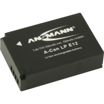 Ansmann A-Can LP-E12 Akumulators, 7,2V, 875mAh (Canon fotoaparātiem)