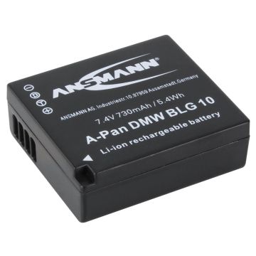 Ansmann A-Pan DMW-BLG10 Akumulators, 7,4V, 730mAh (Panasonic fotoaparātiem)