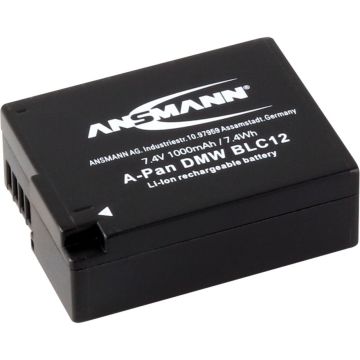 Ansmann A-Pan DMW-BLC12 Akumulators, 7,4V, 1000mAh (Panasonic fotoaparātiem)