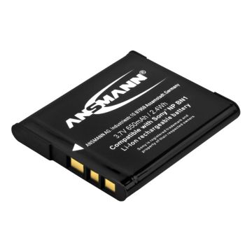 Ansmann A-Son NP-BN1 Akumulators, 3,6V, 630mAh (Sony fotoaparātiem)