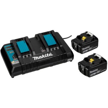 Makita Energy komplekts 197629-2 2x BL1850B + DC18RD