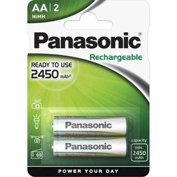 Panasonic AA NiMH akumulatori 2450 mAh Evolta 2 gab.