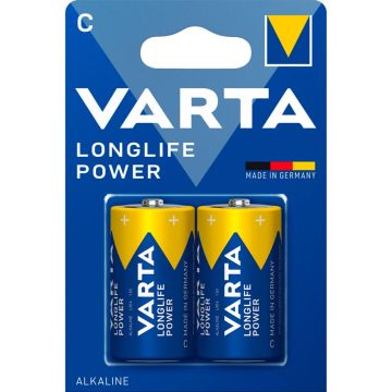 Varta Longlife Power C LR14 1,5V baterijas 2 gab.