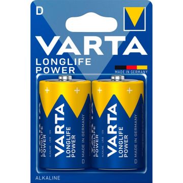 Varta Longlife Power D LR20 1,5V baterijas 2 gab.