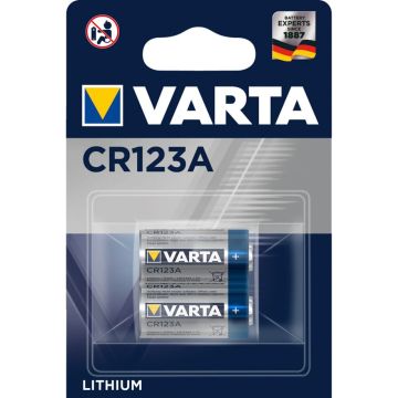 10x2 Varta Professional CR 123 A PU inner box