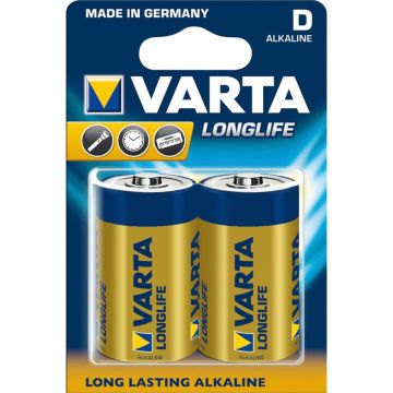 10x2 Varta Longlife Extra Mono D LR 20 PU inner box