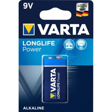 10x1 Varta Longlife Power 6LR61 9V-Block PU inner box