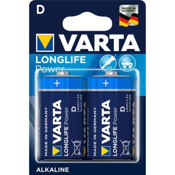 50x2 Varta Longlife Power Mono D LR20 PU master box