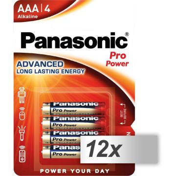 12x4 Panasonic Pro Power LR 03 Micro AAA PU inner box