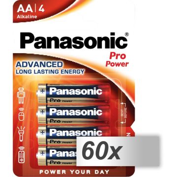 60x4 Panasonic Pro Power LR 6 Mignon AA PU master box