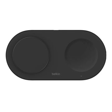 Belkin BOOST Charge Pro 2in1 Qi2 Lādēšanas paliktnis 15W, magnētiskais, Zils